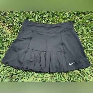 Nike Pleated Tennis Skirt Skort Black Size Small Activewear Athleisure